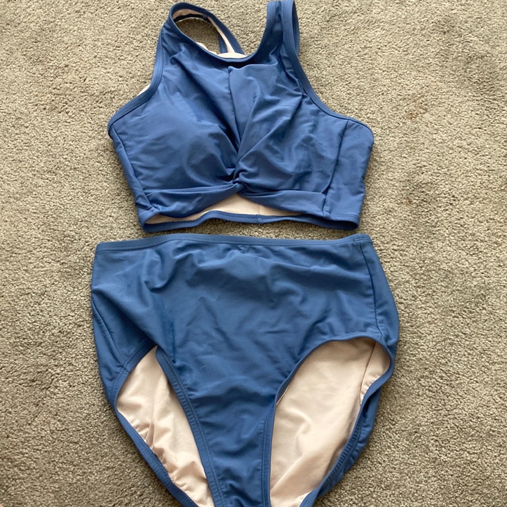 Kona Sol Bikini- Full Coverage High-Waisted